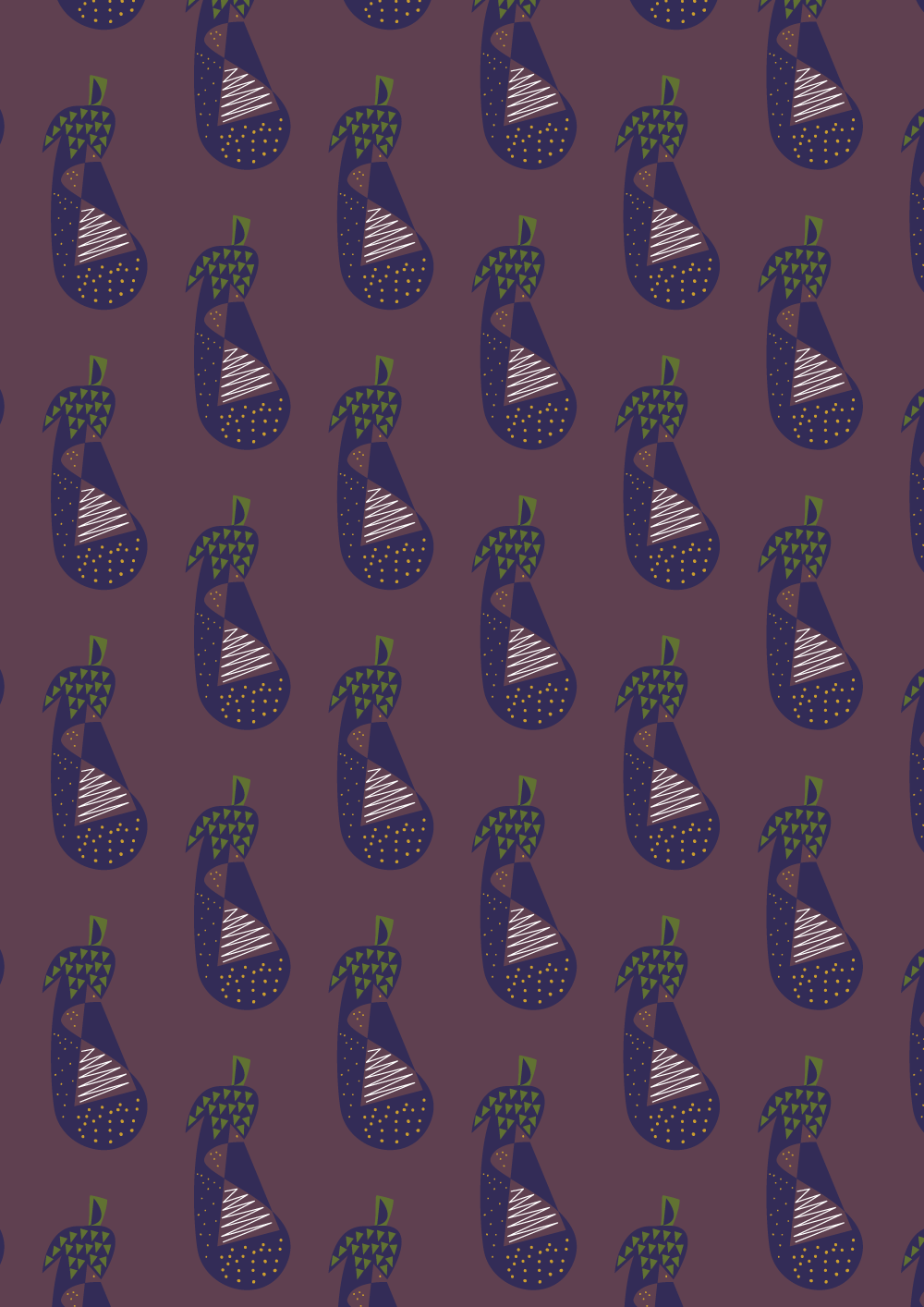 Eggplant pattern
